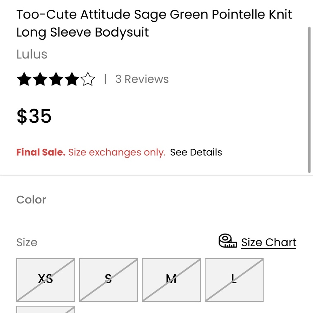 Lulus Too-cute Attitude Sage Green Pointelle Knit Long Sleeve Bodysuit - Picture 3 of 12
